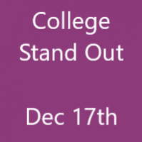 College Stand Out 2023 Dec. 17th