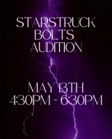 Bolts All Star Auditions May 13th