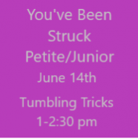 You've Been Struck Petite/Jr Tumbling Tricks