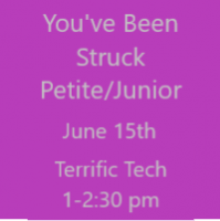 You've Been Struck Petite/Jr Terrific Technique