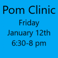 Pom Clinic Friday January 12th