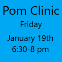 Pom Clinic Friday January 19th