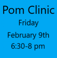 Pom Clinic Friday February 9th 